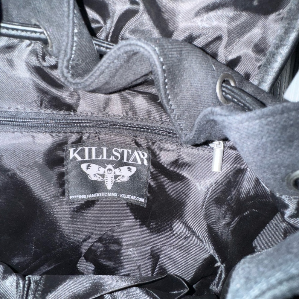 Killstar Black Patchwork Backpack - image 4